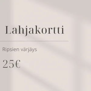 Ripsien värjäys