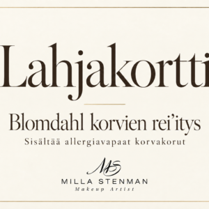 Blomdahl korviein rei'itys